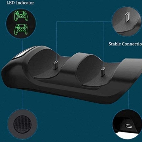 CONNYAM CHARGING DOCK FOR PS5 CONTROLLER - Picture 6 of 7